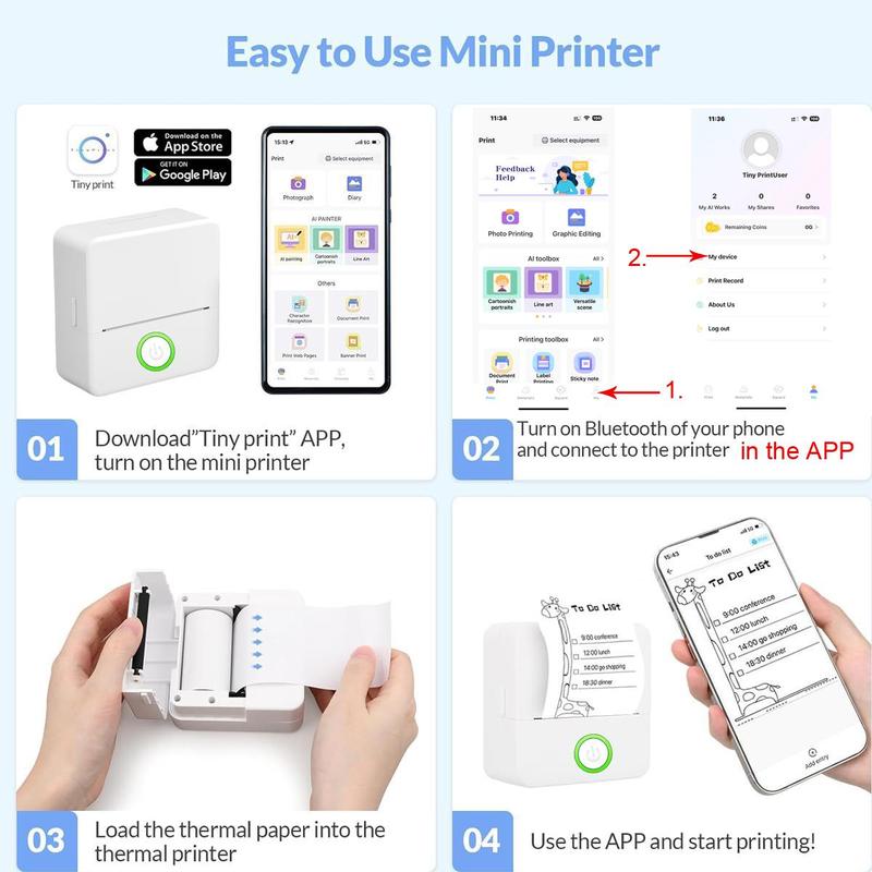 Portable Mini Printer